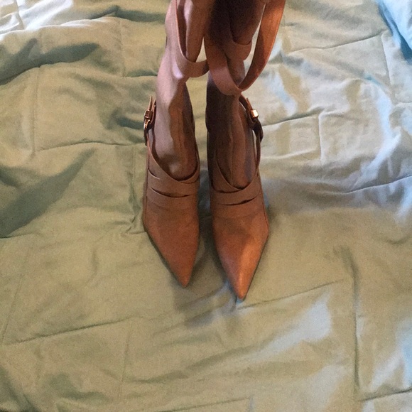 Tan Thigh boots - Picture 2 of 5